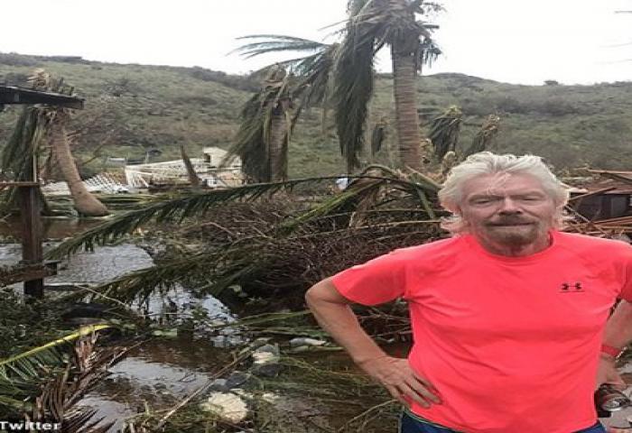Rumah Richard Branson Diterjang Badai Irma